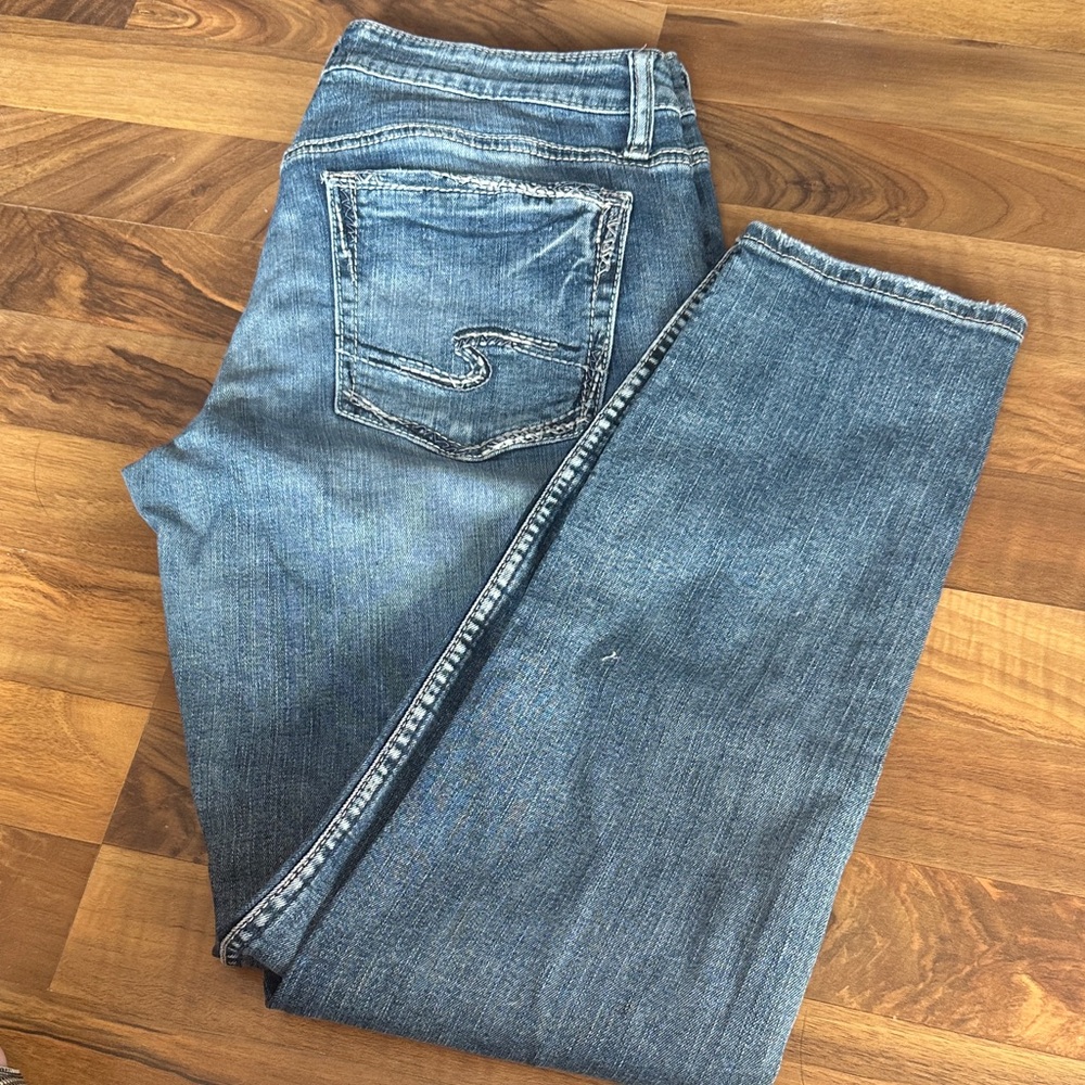 Silver Jeans Women's Boyfriend Jeans in Blue